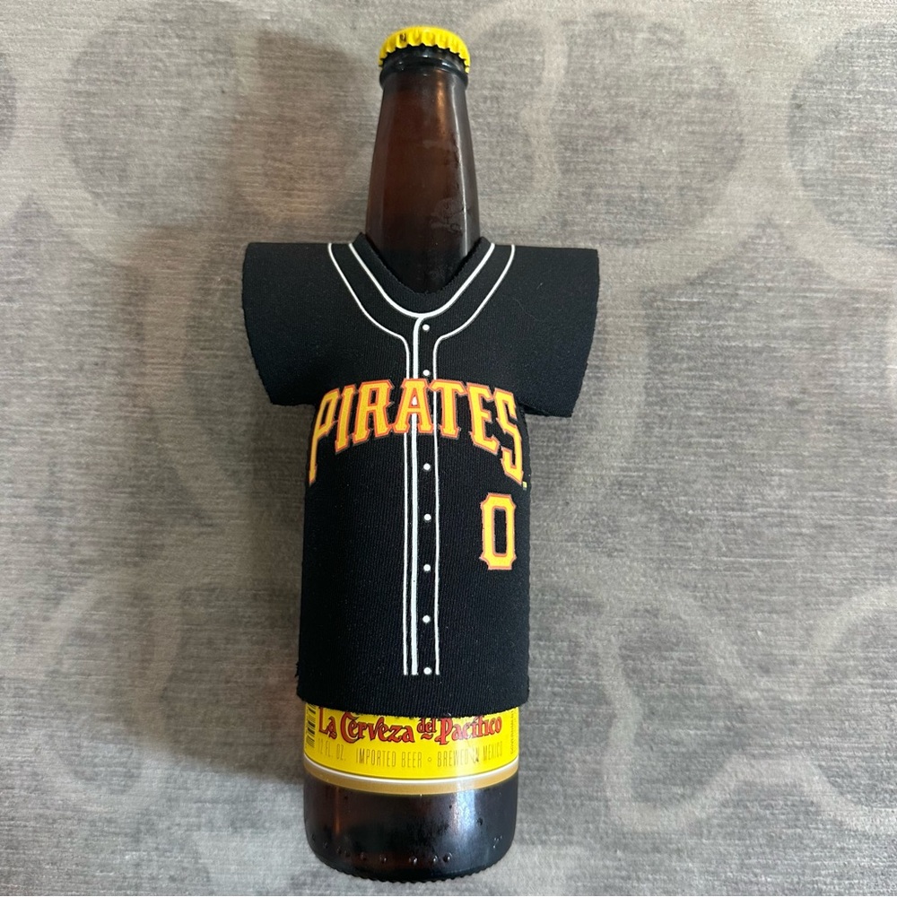 2 Pittsburgh Pirates (Jersey) Beer coozies.